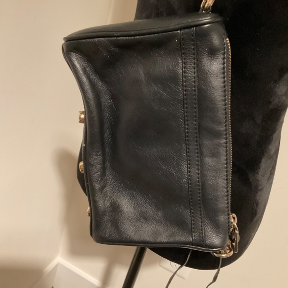 Rebecca Minkoff Mini M.A.C Black Leather Crossbody - Picture 10 of 11